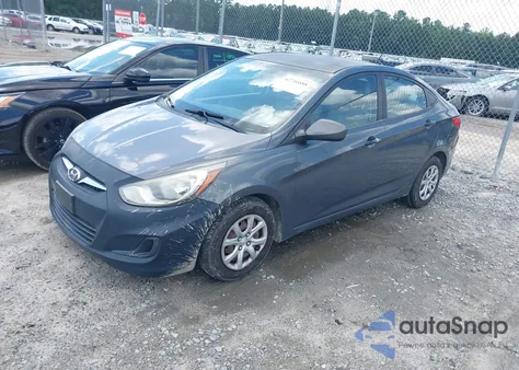 2012 Hyundai Accent Gls z USA, uszkodzony, nr VIN KMHCT4AE3CU054617